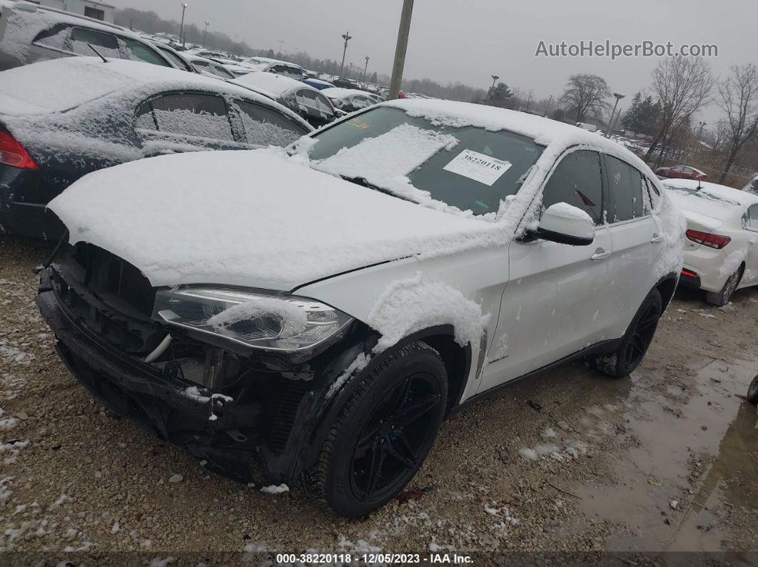 2016 Bmw X6 Xdrive35i White vin: 5UXKU2C53G0N81602