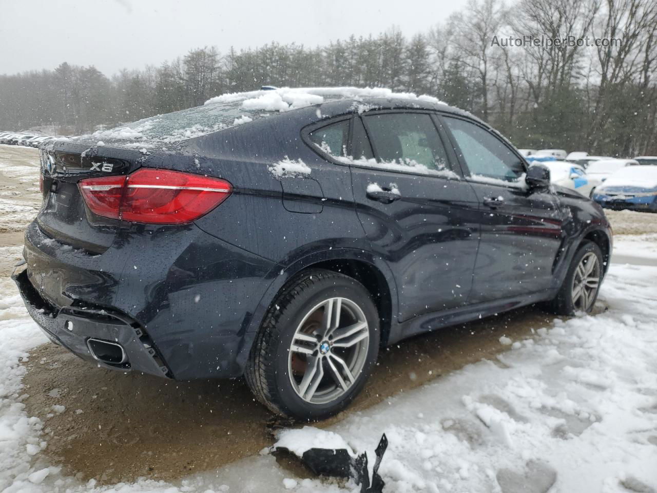 2016 Bmw X6 Xdrive35i Black vin: 5UXKU2C53G0N82085