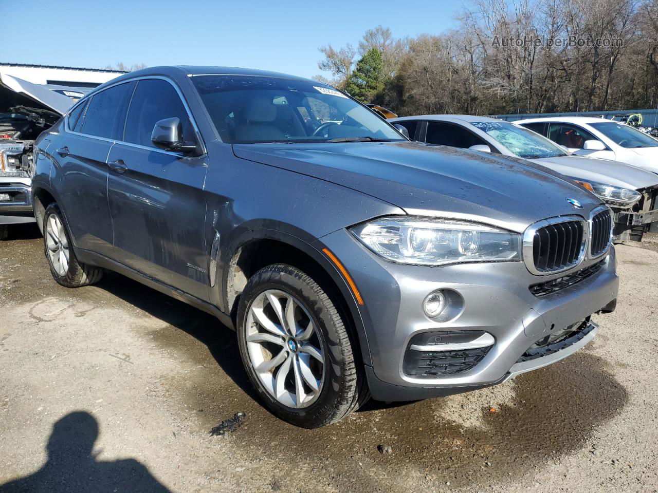 2016 Bmw X6 Xdrive35i Gray vin: 5UXKU2C53G0N82720