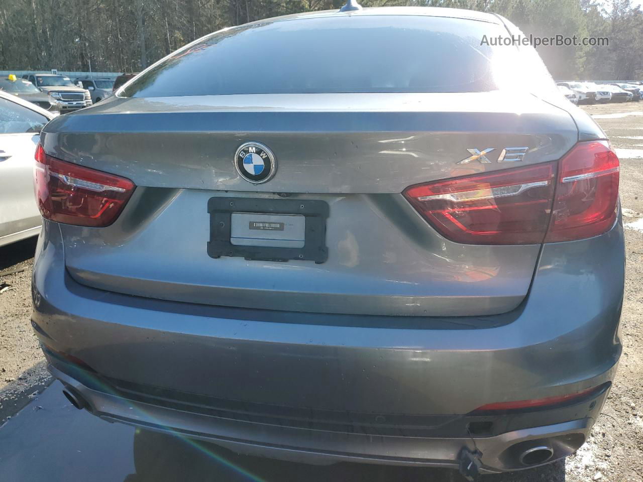 2016 Bmw X6 Xdrive35i Gray vin: 5UXKU2C53G0N82720