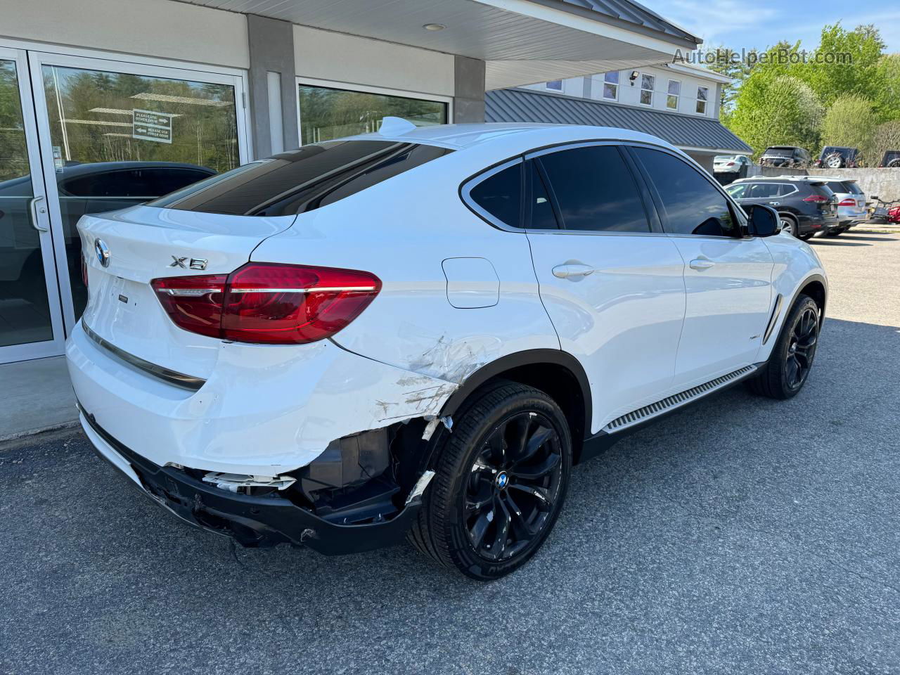 2016 Bmw X6 Xdrive35i White vin: 5UXKU2C53G0N83768