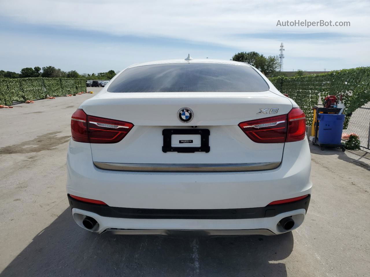 2016 Bmw X6 Xdrive35i White vin: 5UXKU2C54G0N78742