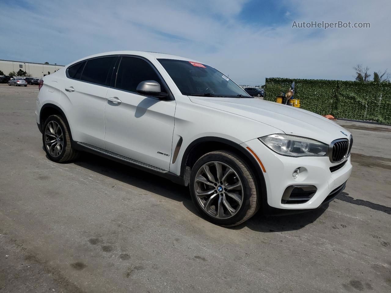 2016 Bmw X6 Xdrive35i White vin: 5UXKU2C54G0N78742