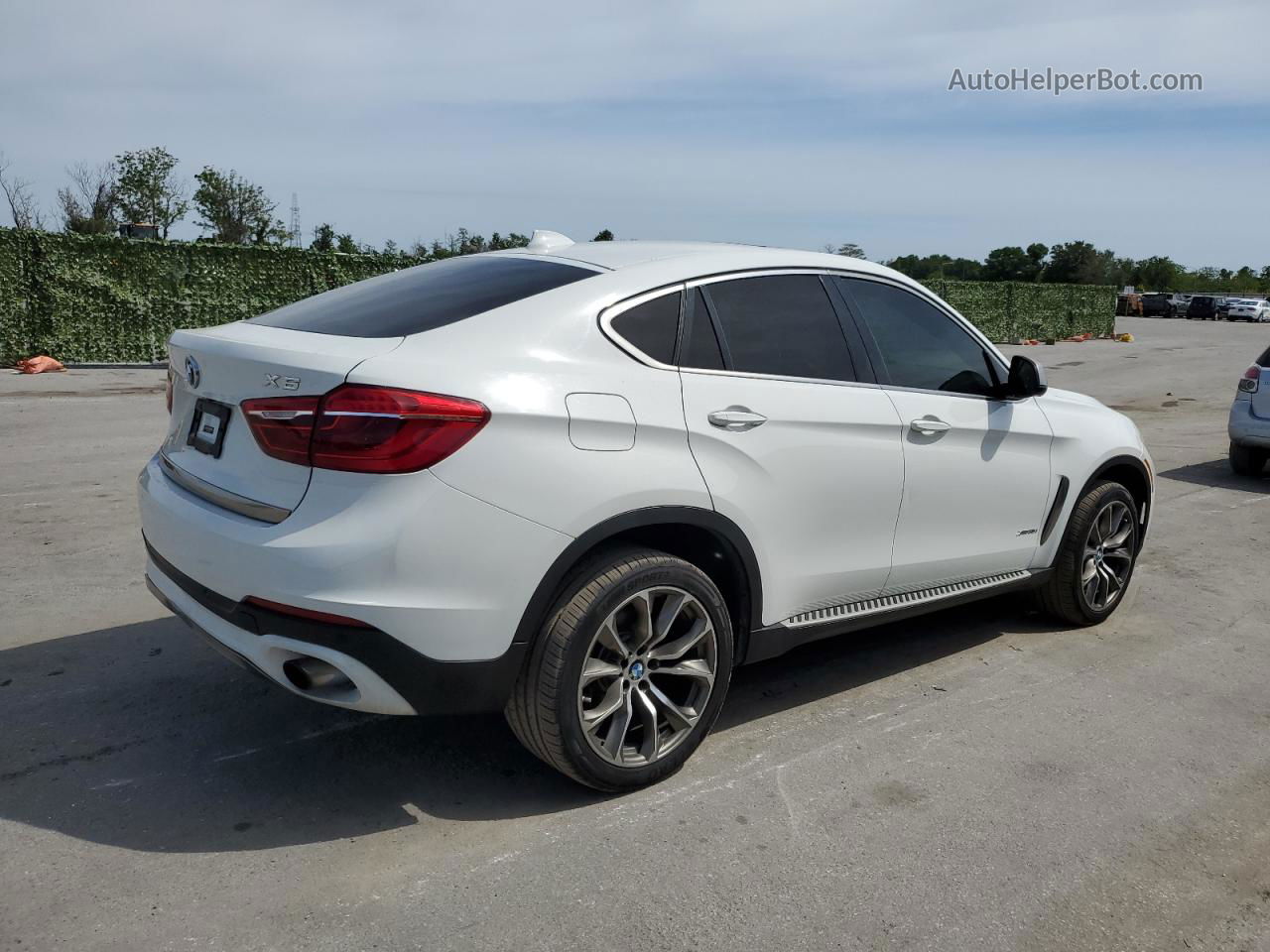 2016 Bmw X6 Xdrive35i White vin: 5UXKU2C54G0N78742