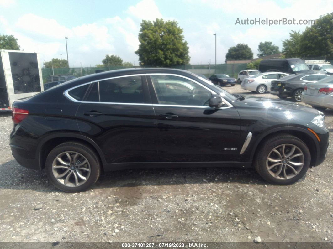 2016 Bmw X6 Xdrive35i Black vin: 5UXKU2C55G0N78183