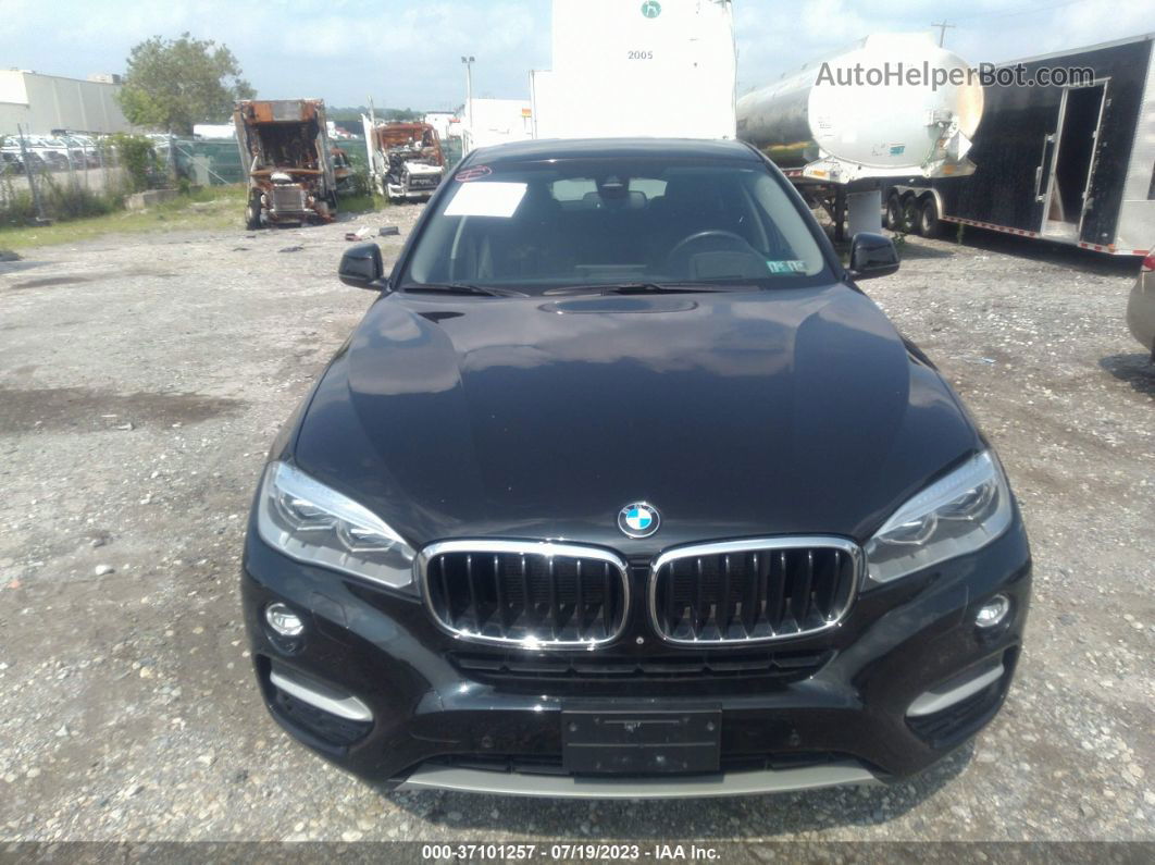 2016 Bmw X6 Xdrive35i Black vin: 5UXKU2C55G0N78183