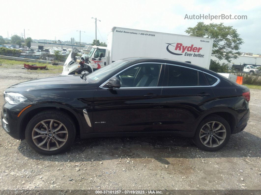 2016 Bmw X6 Xdrive35i Black vin: 5UXKU2C55G0N78183