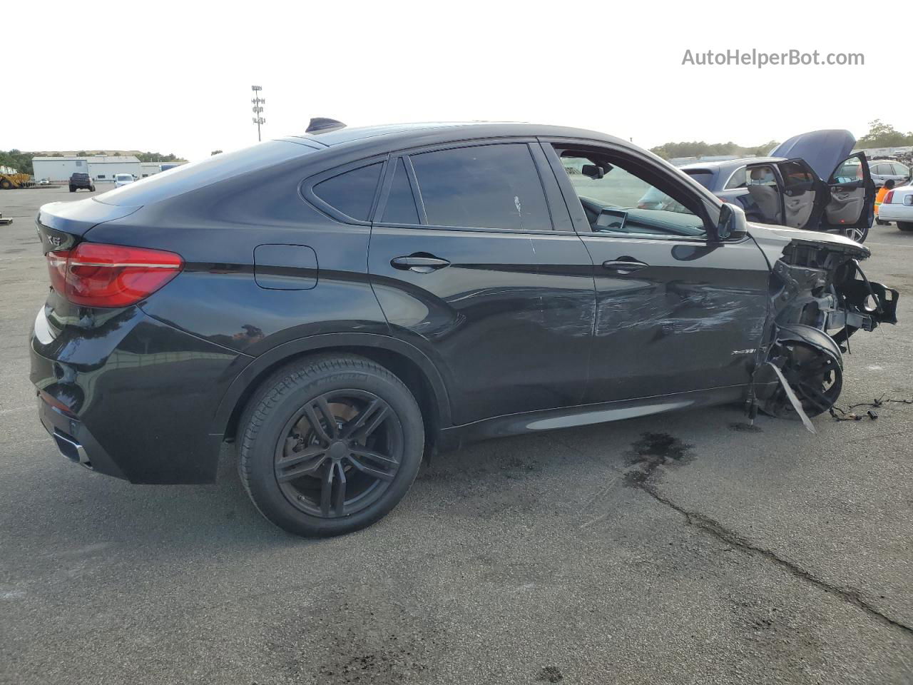 2016 Bmw X6 Xdrive35i Черный vin: 5UXKU2C55G0N81164