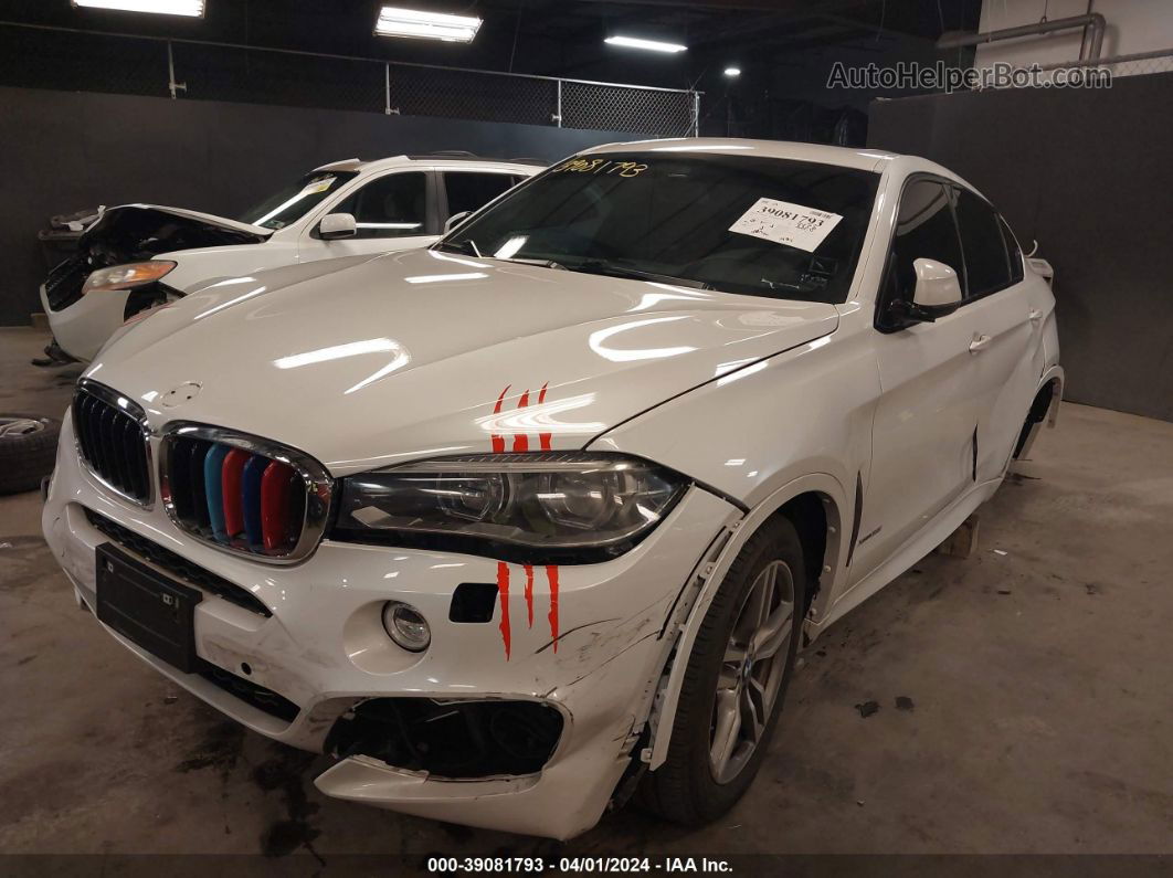 2016 Bmw X6   Белый vin: 5UXKU2C55G0N81892