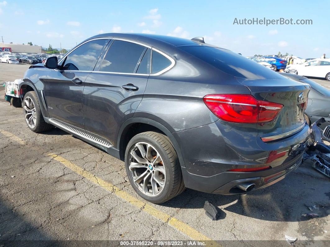 2016 Bmw X6 Xdrive35i Gray vin: 5UXKU2C56G0N80752