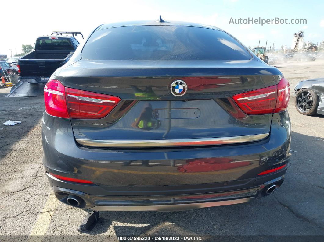 2016 Bmw X6 Xdrive35i Gray vin: 5UXKU2C56G0N80752