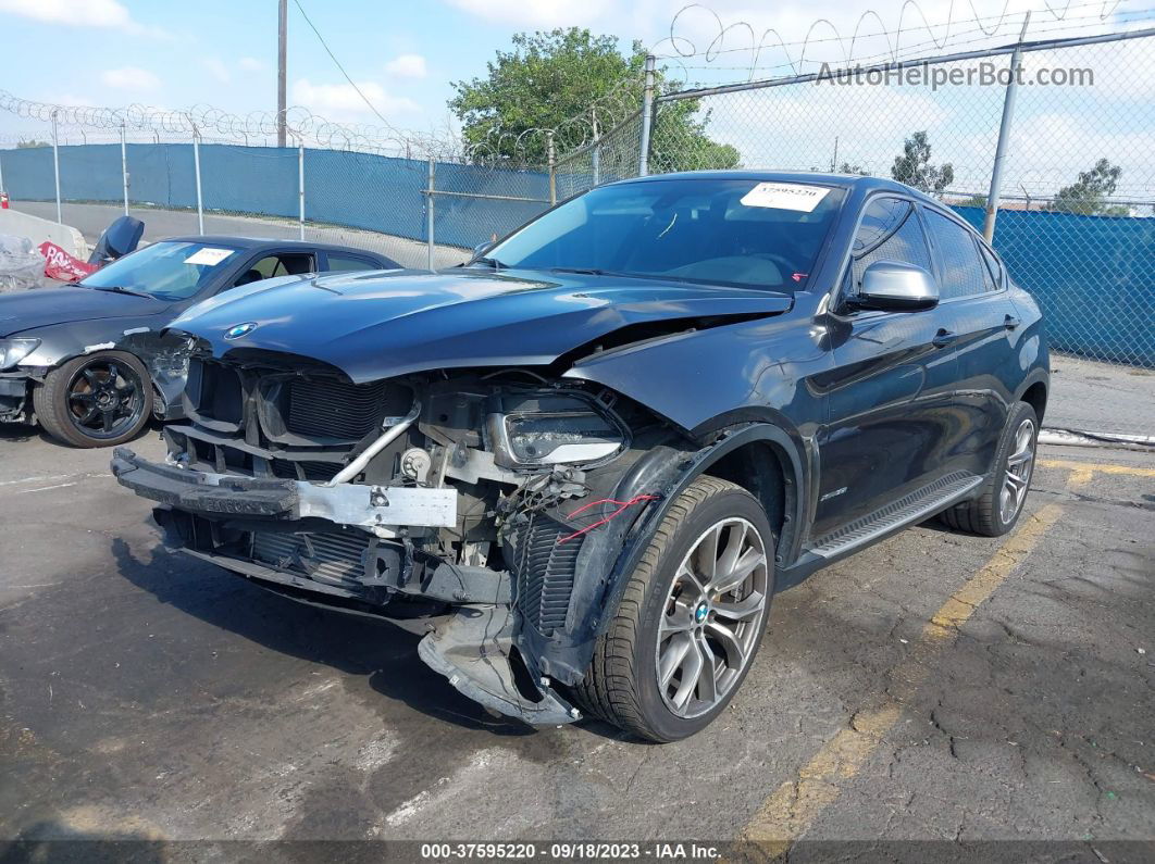 2016 Bmw X6 Xdrive35i Gray vin: 5UXKU2C56G0N80752