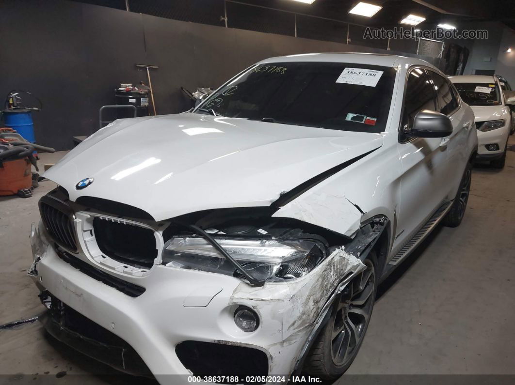 2016 Bmw X6 Xdrive35i White vin: 5UXKU2C56G0N81027