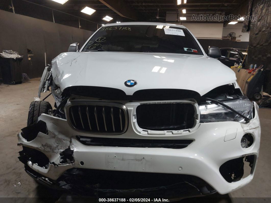 2016 Bmw X6 Xdrive35i White vin: 5UXKU2C56G0N81027