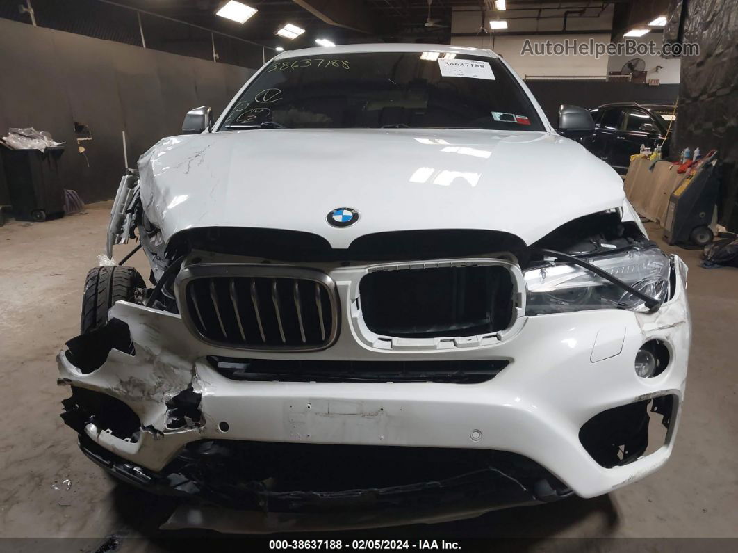 2016 Bmw X6 Xdrive35i White vin: 5UXKU2C56G0N81027