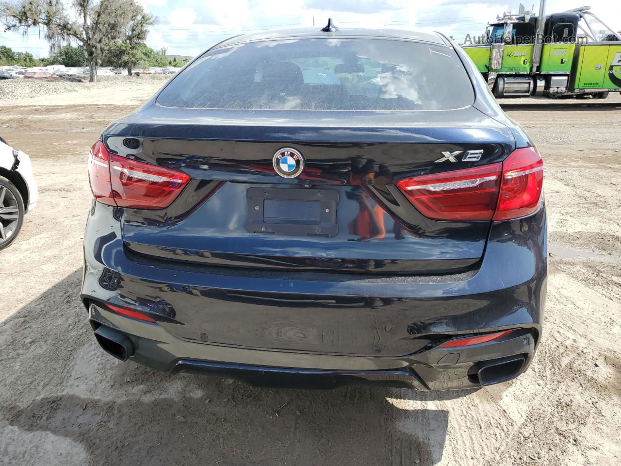 2016 Bmw X6 Xdrive35i Black vin: 5UXKU2C56G0N82419