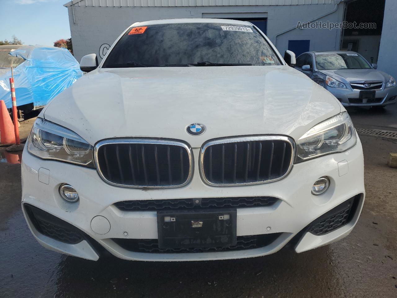 2016 Bmw X6 Xdrive35i White vin: 5UXKU2C56G0N82680