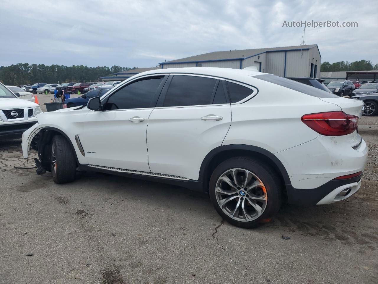 2016 Bmw X6 Xdrive35i White vin: 5UXKU2C56G0N83151