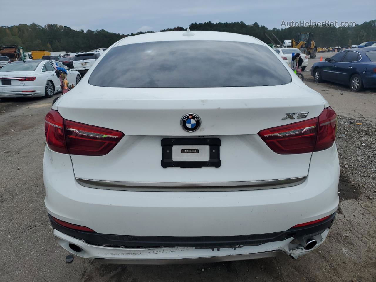 2016 Bmw X6 Xdrive35i White vin: 5UXKU2C56G0N83151