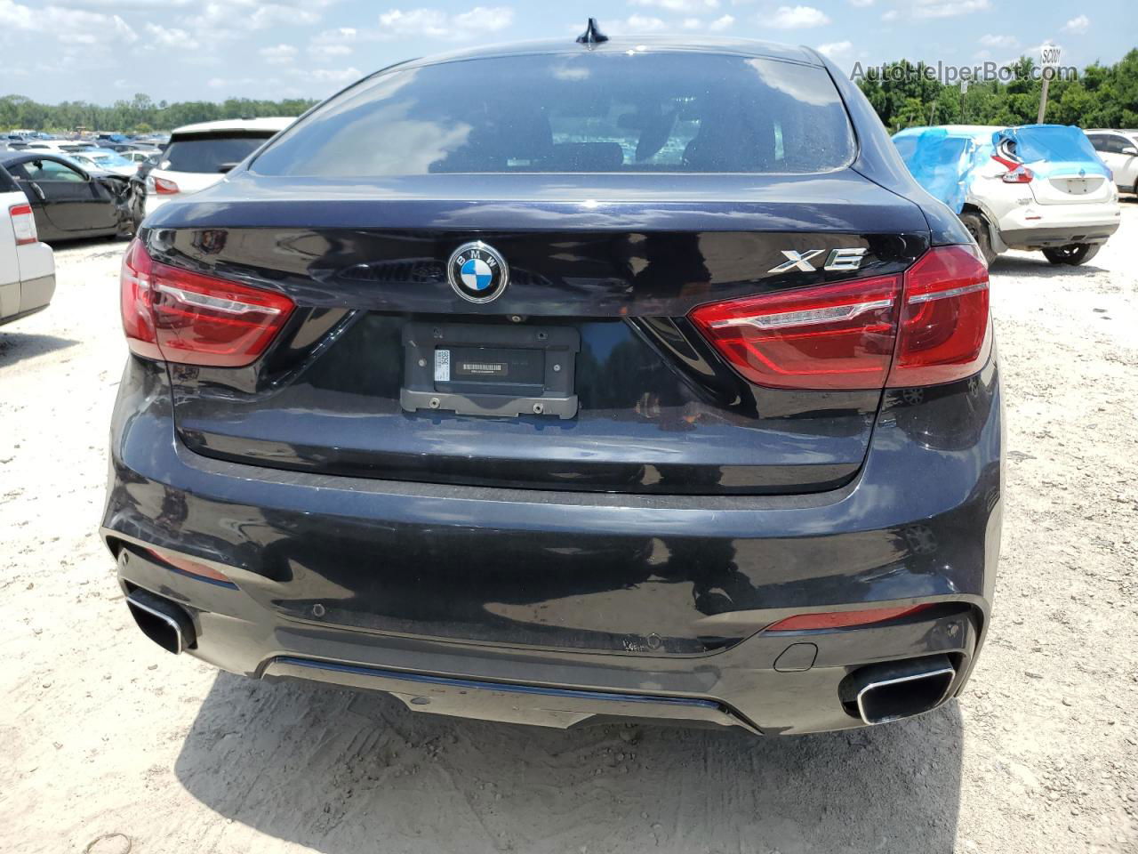 2016 Bmw X6 Xdrive35i Blue vin: 5UXKU2C56G0N83408