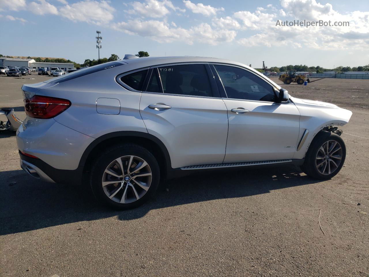 2016 Bmw X6 Xdrive35i Silver vin: 5UXKU2C56G0N83960