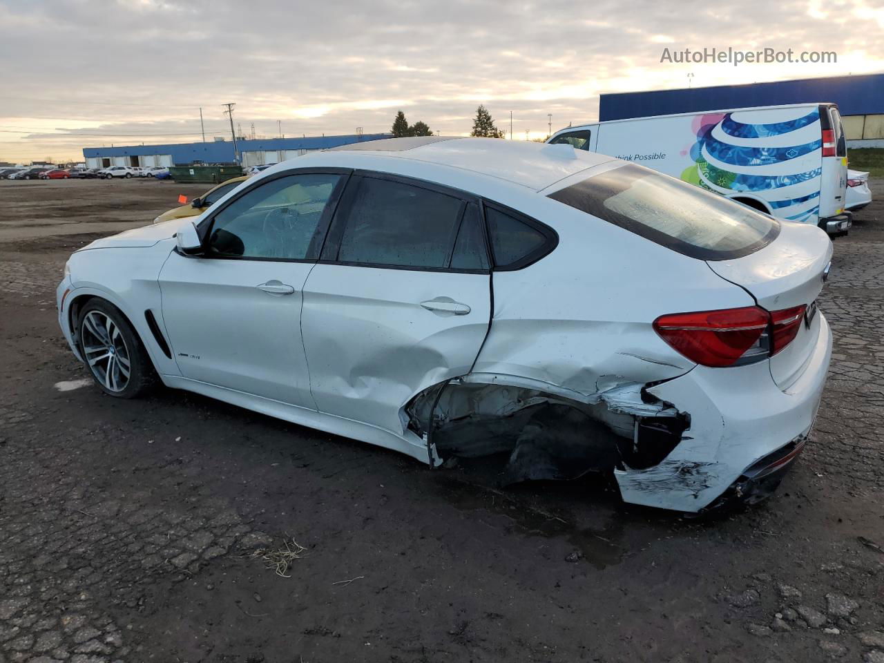 2016 Bmw X6 Xdrive35i White vin: 5UXKU2C56G0N84252