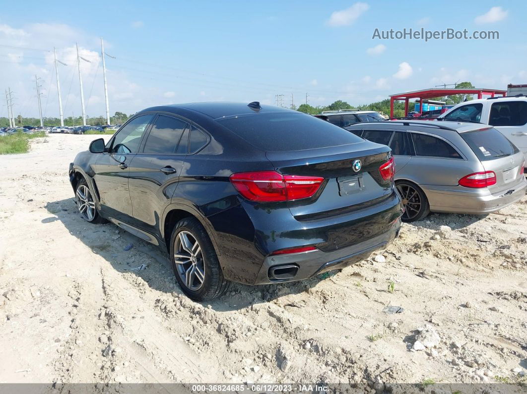 2016 Bmw X6 Xdrive35i Black vin: 5UXKU2C57G0N80985