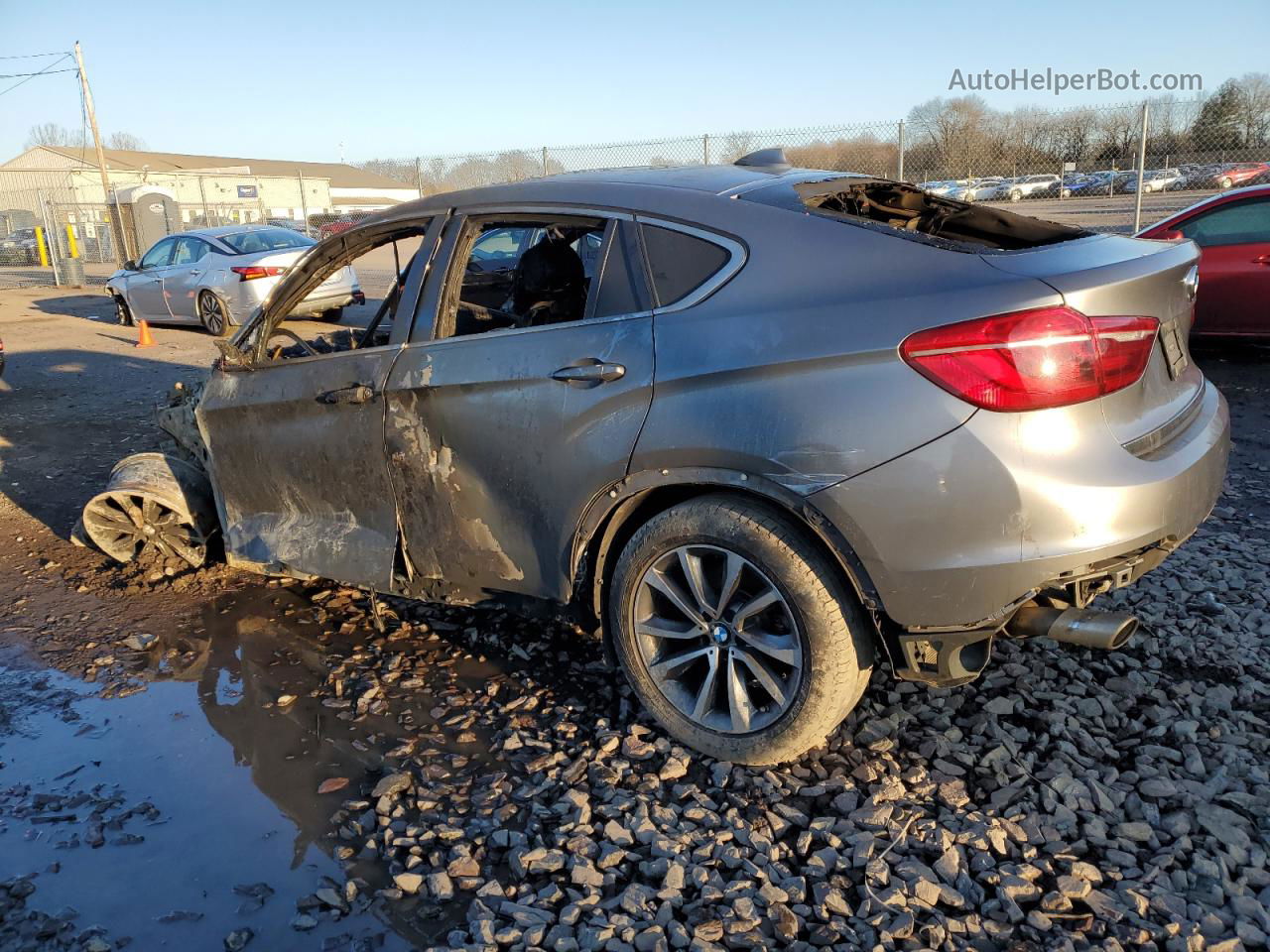 2016 Bmw X6 Xdrive35i Gray vin: 5UXKU2C57G0N81148