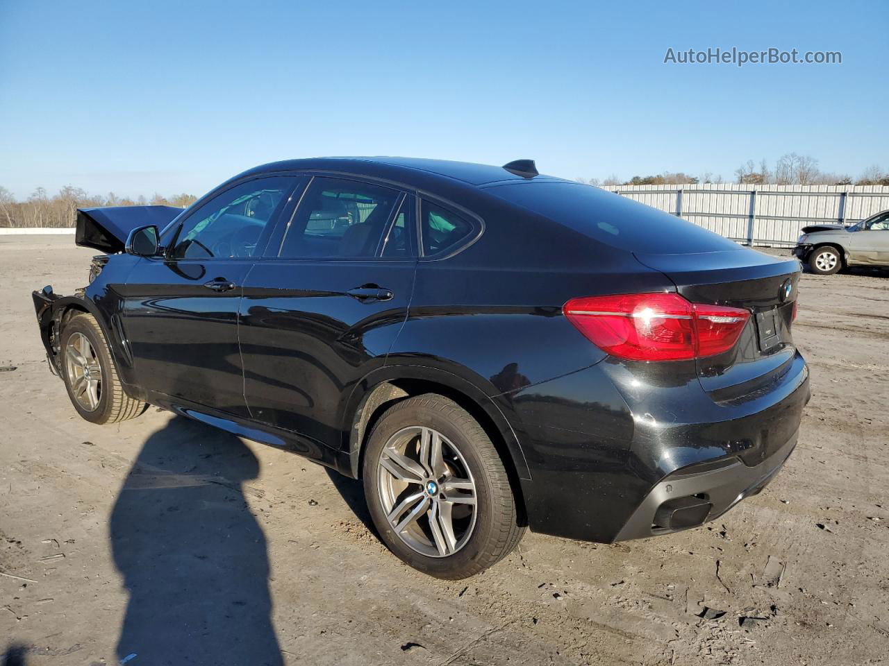 2016 Bmw X6 Xdrive35i Black vin: 5UXKU2C57G0N81599