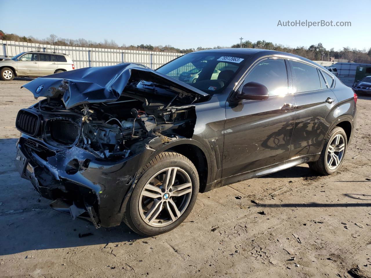 2016 Bmw X6 Xdrive35i Black vin: 5UXKU2C57G0N81599