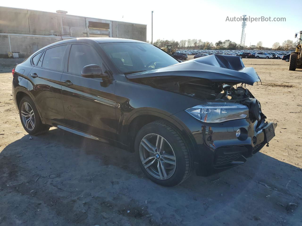 2016 Bmw X6 Xdrive35i Черный vin: 5UXKU2C57G0N81599