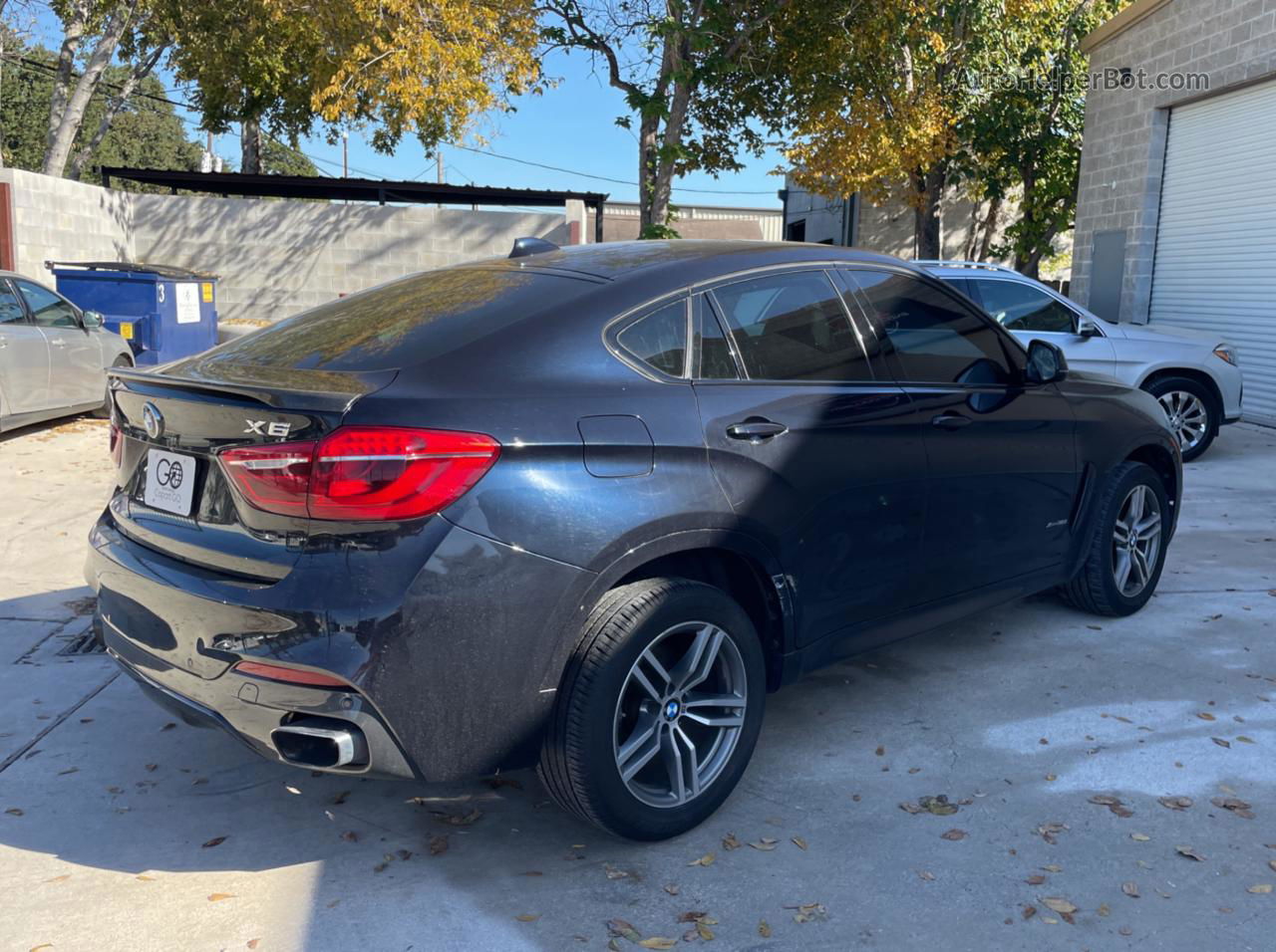 2016 Bmw X6 Xdrive35i Blue vin: 5UXKU2C57G0N82817