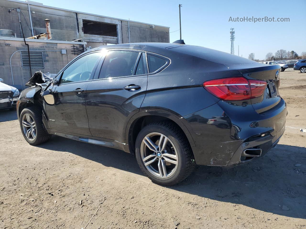 2016 Bmw X6 Xdrive35i Black vin: 5UXKU2C57G0N83028