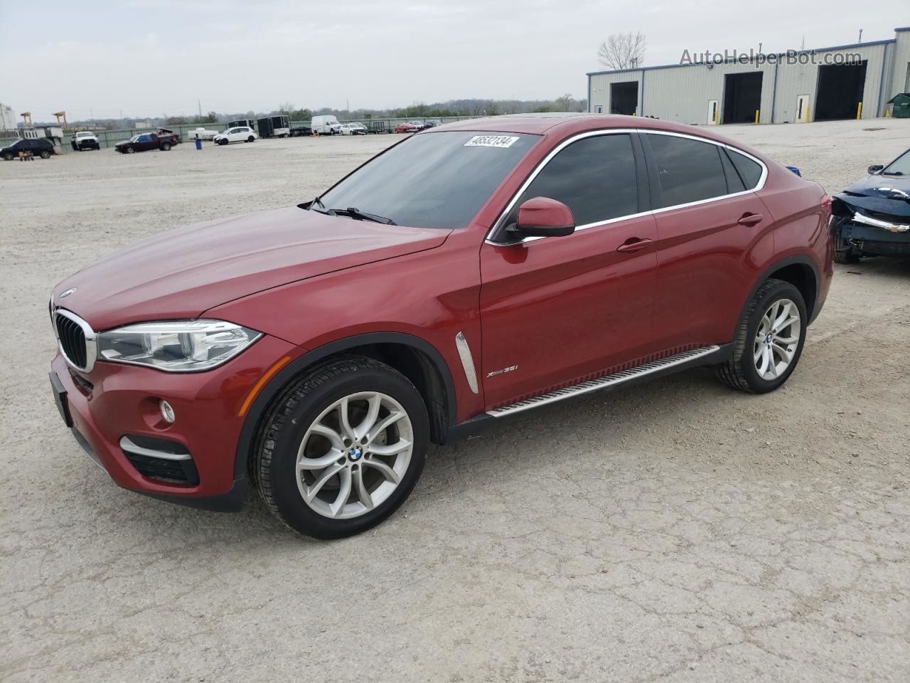 2016 Bmw X6 Xdrive35i Red vin: 5UXKU2C57G0N84051