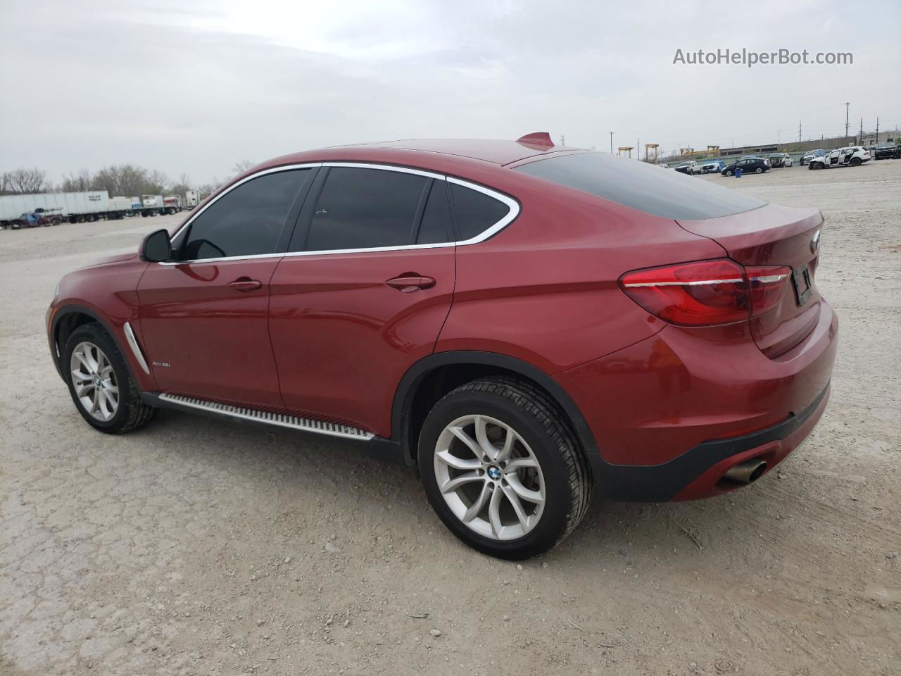 2016 Bmw X6 Xdrive35i Red vin: 5UXKU2C57G0N84051