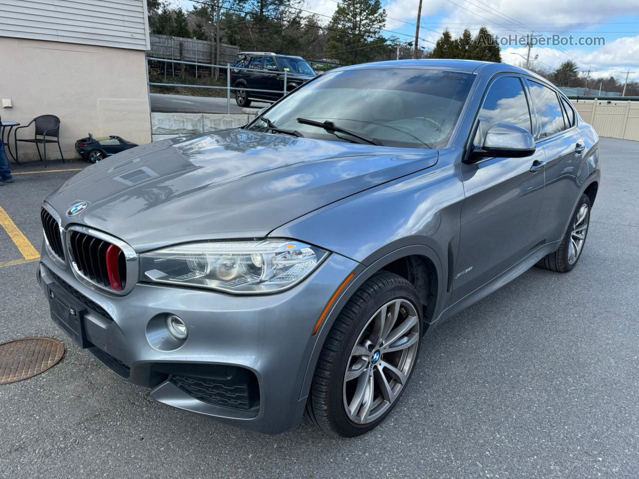 2016 Bmw X6 Xdrive35i Gray vin: 5UXKU2C58G0N78548