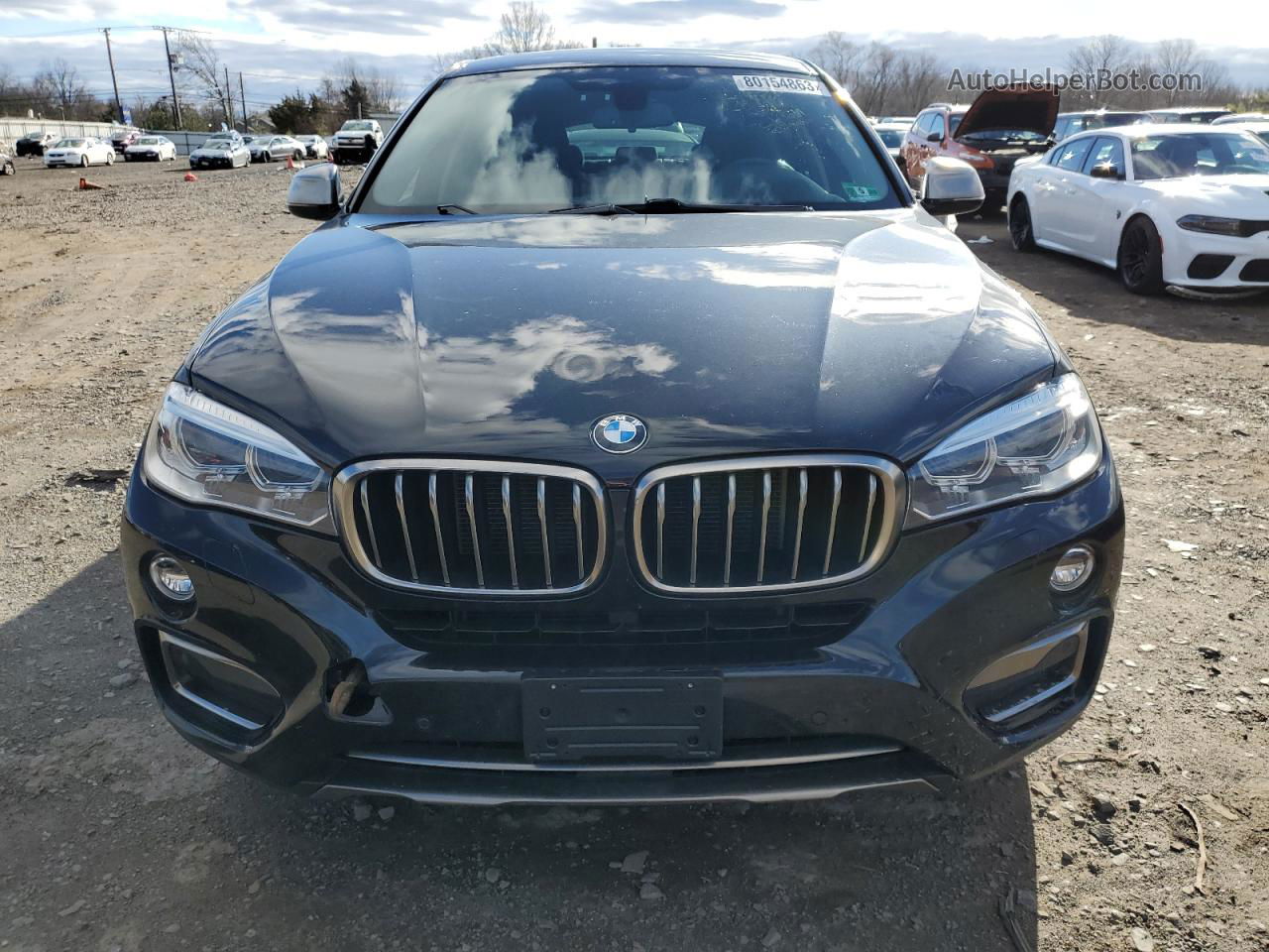 2016 Bmw X6 Xdrive35i Black vin: 5UXKU2C58G0N80042