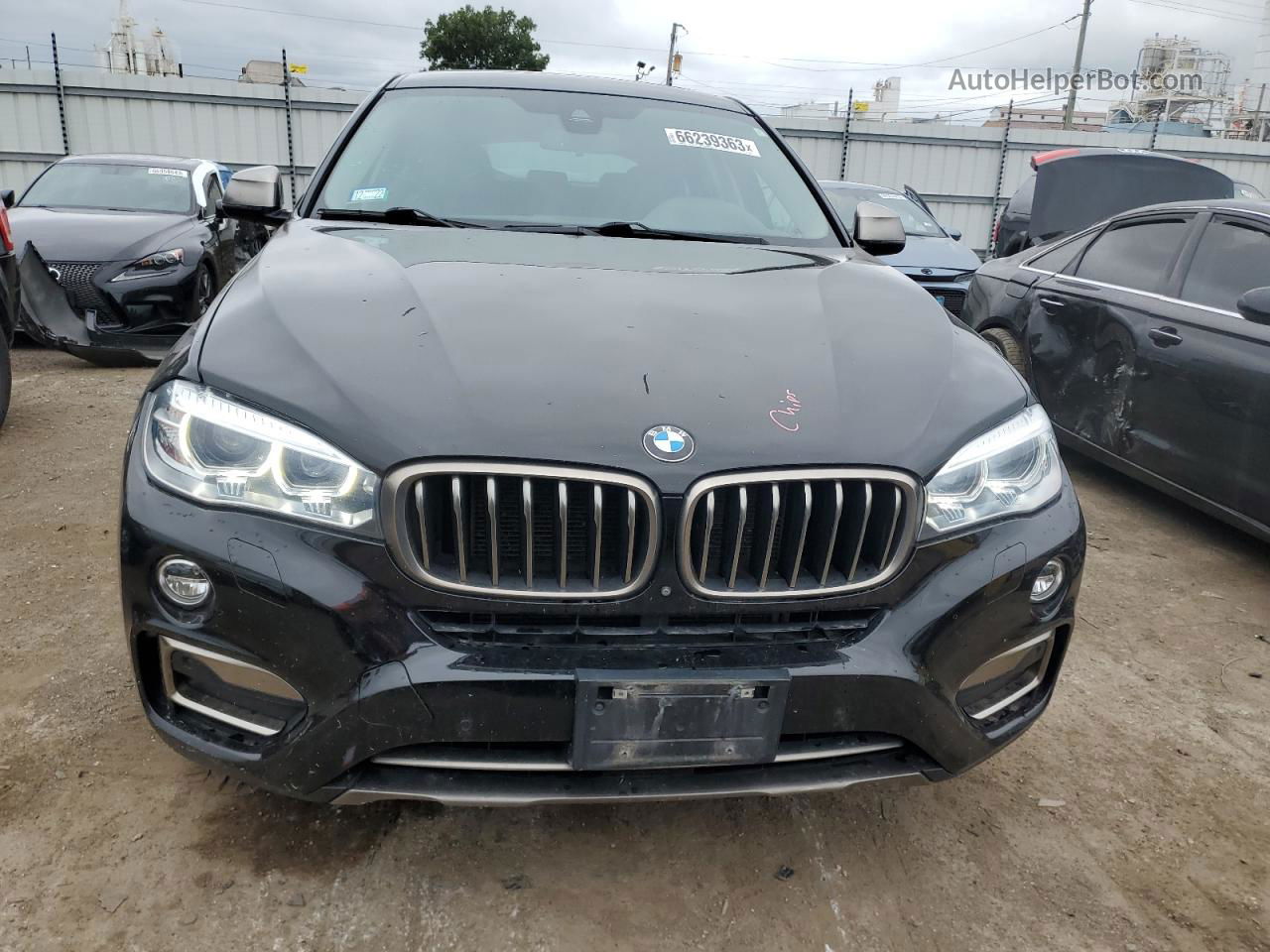 2016 Bmw X6 Xdrive35i Черный vin: 5UXKU2C58G0N83832