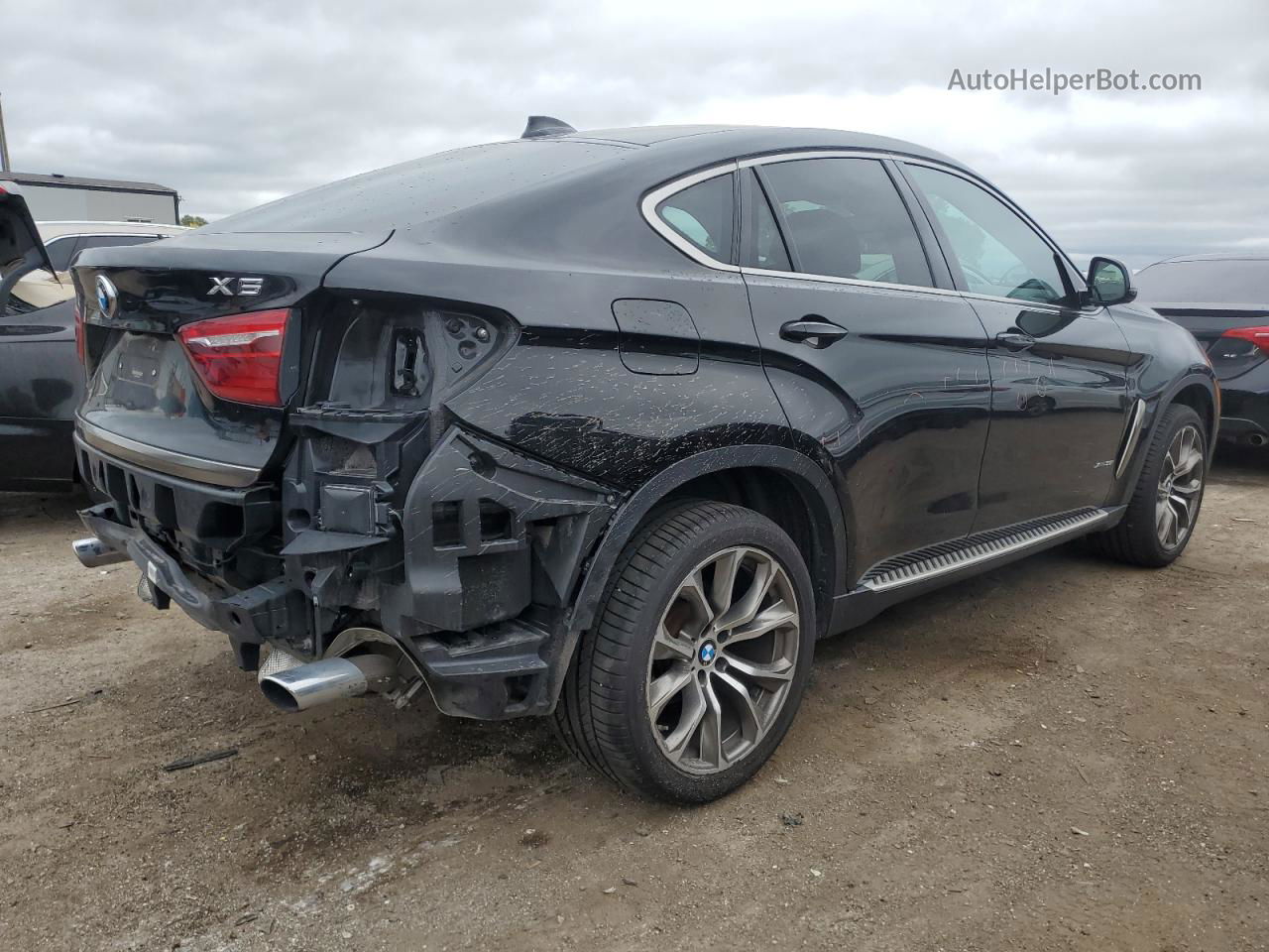 2016 Bmw X6 Xdrive35i Black vin: 5UXKU2C58G0N83832