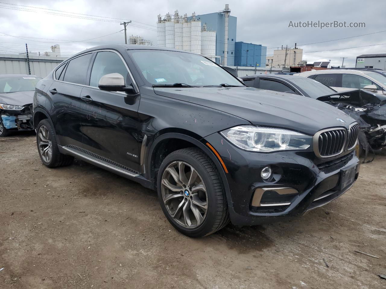 2016 Bmw X6 Xdrive35i Black vin: 5UXKU2C58G0N83832