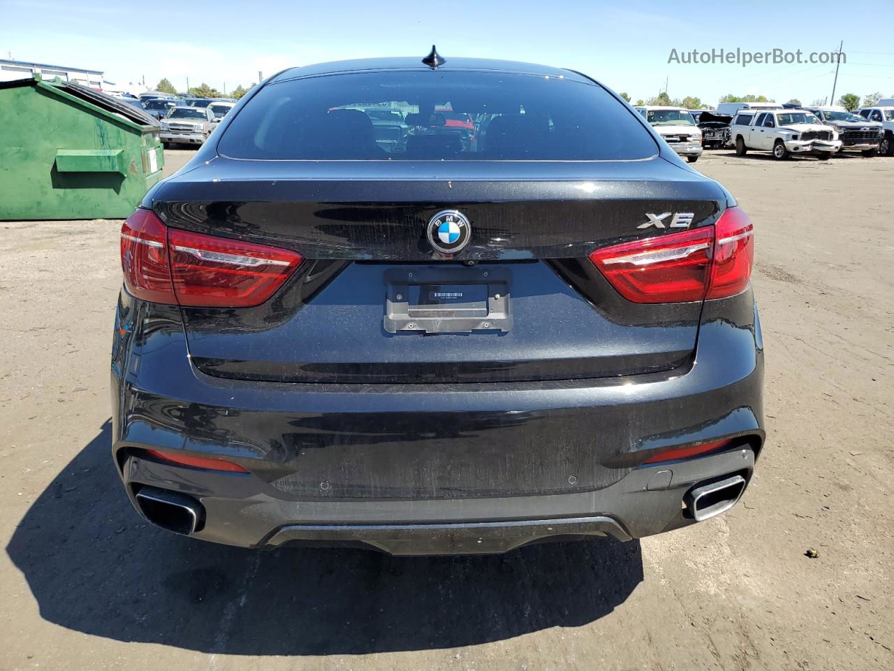 2016 Bmw X6 Xdrive35i Black vin: 5UXKU2C59G0N78221