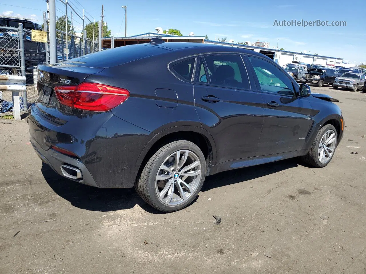 2016 Bmw X6 Xdrive35i Black vin: 5UXKU2C59G0N78221