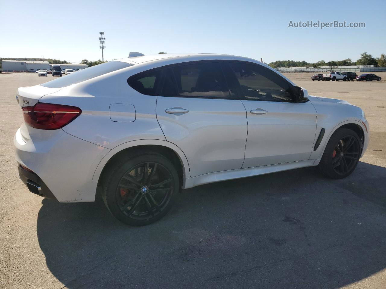 2016 Bmw X6 Xdrive35i White vin: 5UXKU2C59G0N79319