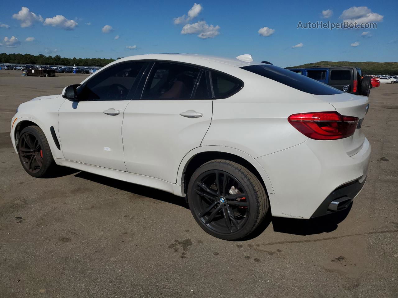 2016 Bmw X6 Xdrive35i White vin: 5UXKU2C59G0N79319