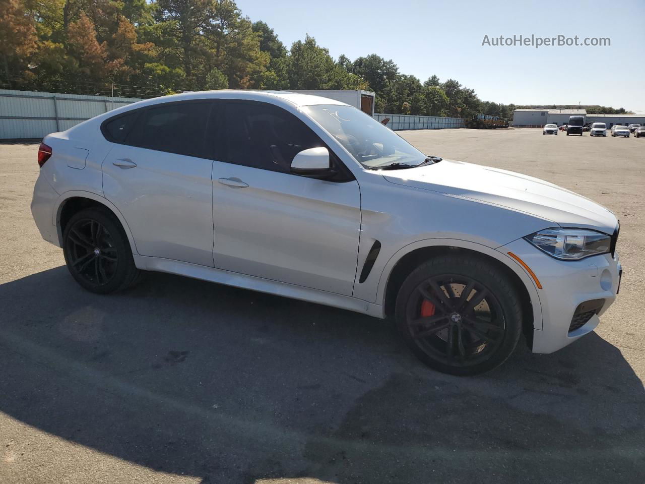 2016 Bmw X6 Xdrive35i White vin: 5UXKU2C59G0N79319