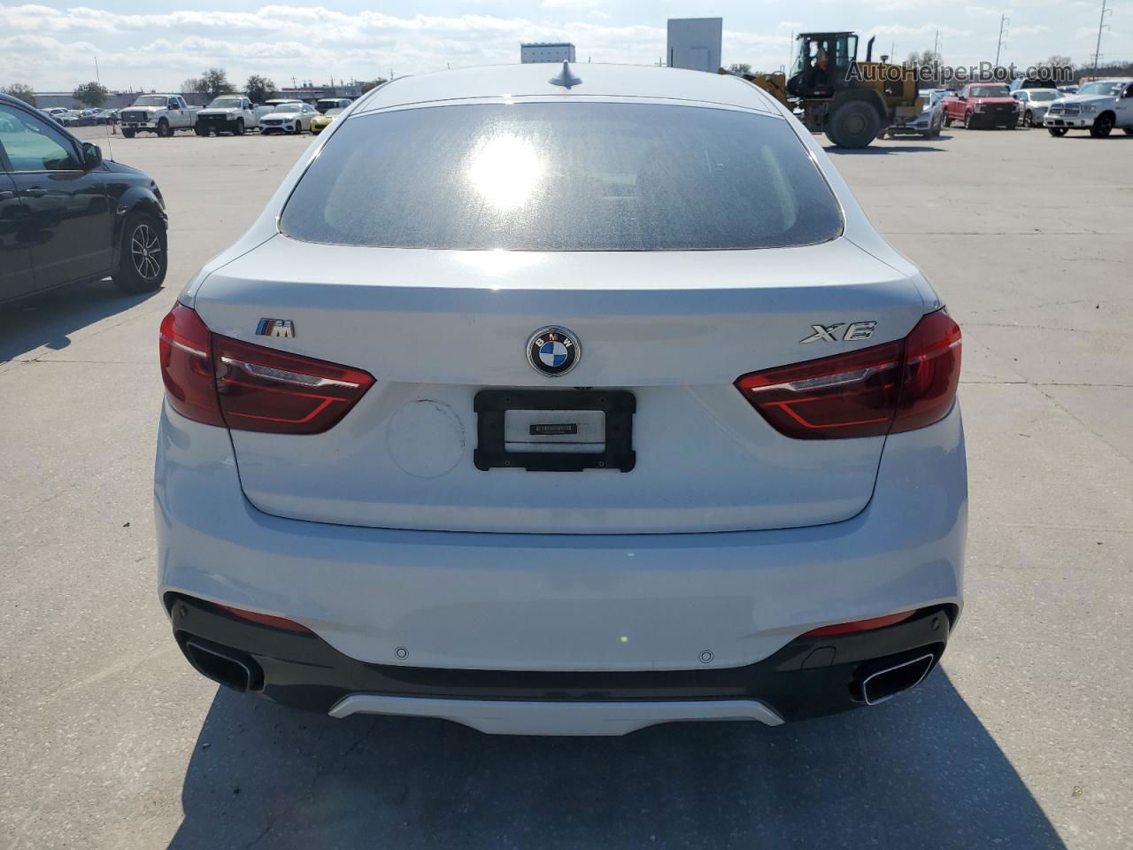 2016 Bmw X6 Xdrive35i White vin: 5UXKU2C59G0N79353