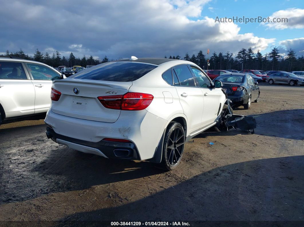 2016 Bmw X6 Xdrive35i White vin: 5UXKU2C59G0N81006