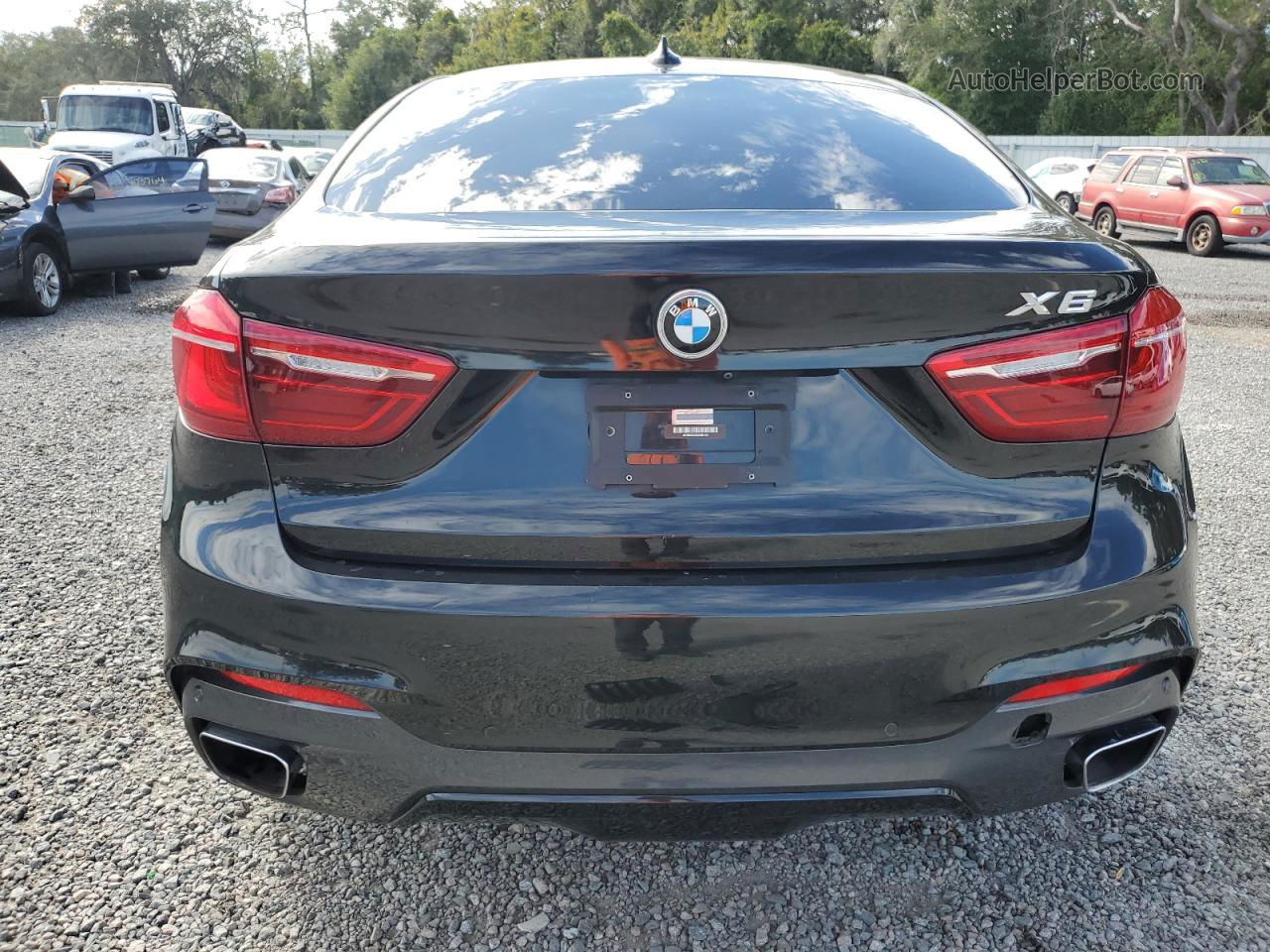 2016 Bmw X6 Xdrive35i Black vin: 5UXKU2C59G0N81281