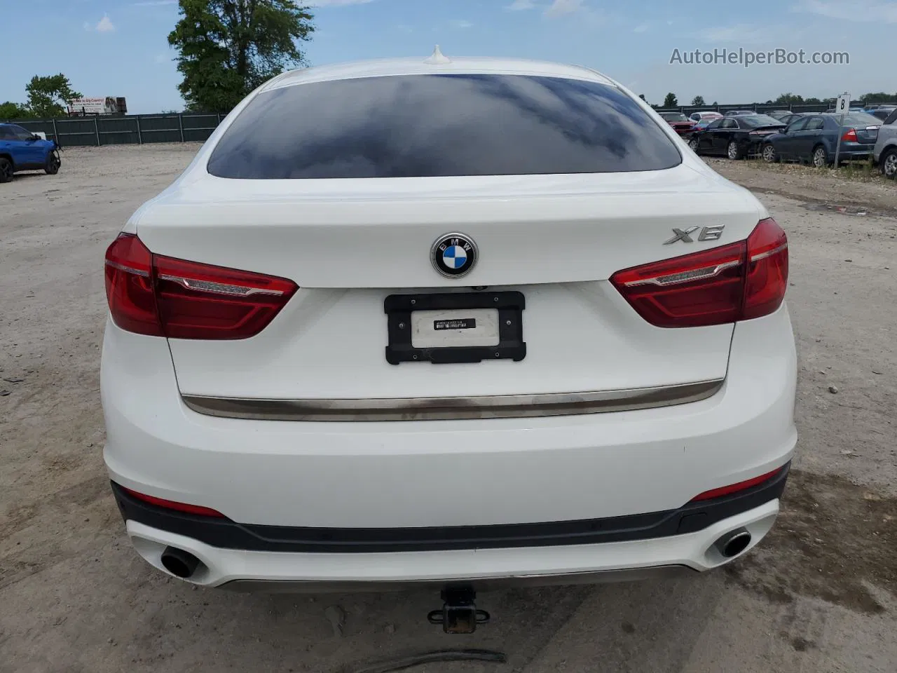 2016 Bmw X6 Xdrive35i White vin: 5UXKU2C59G0N81717