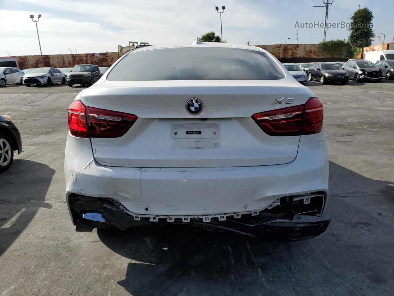 2016 Bmw X6 Xdrive35i White vin: 5UXKU2C59G0N81961